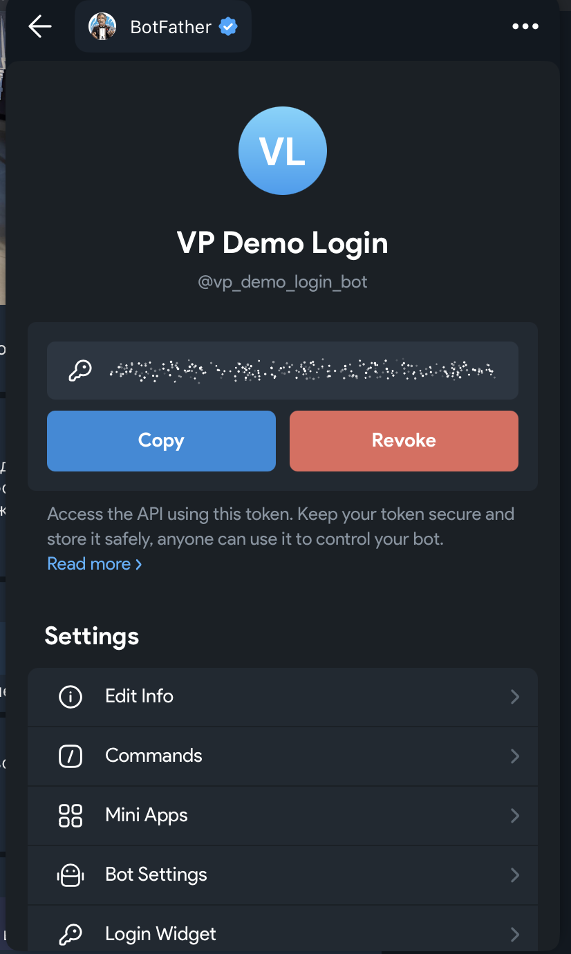 Telegram works through a bot you create in minutes.